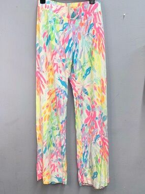 Lilly Pulitzer Multicolor Tropical Print (Pink, Neon Orange, Yellow, Aqua)